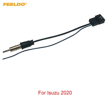  FEELDO 10Pcs Rádio de Carro Adaptador de Antena Com Fio de Alimentação Cabo Para Isuzu 2020 Unidade de Cabeça Estéreo