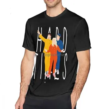  Paramore T-Shirt Tempos difíceis T-Shirt 5X Gráfico T-Shirt de Algodão Macho Bonito Praia de Mangas Curtas Tshirt