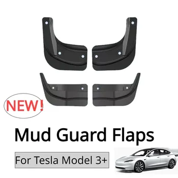  Pára-Lamas Para O Tesla Model 3+ Frontal Traseira Roda Fender Resguardo Oficial Original Lama, Pára-Lamas Novos Model3 Acessórios Do Carro 2024